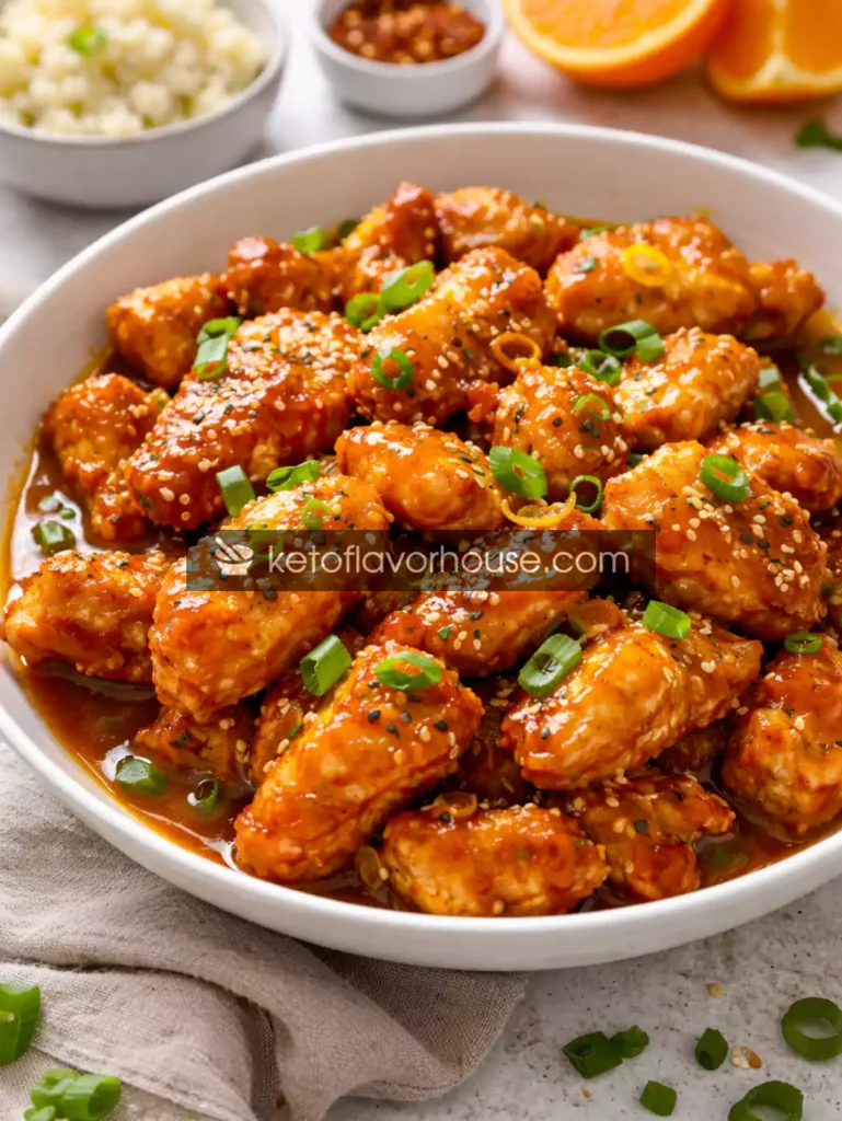 Keto Orange Chicken