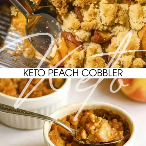 Keto Peach Cobbler