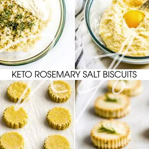 Keto Rosemary Salt Biscuits