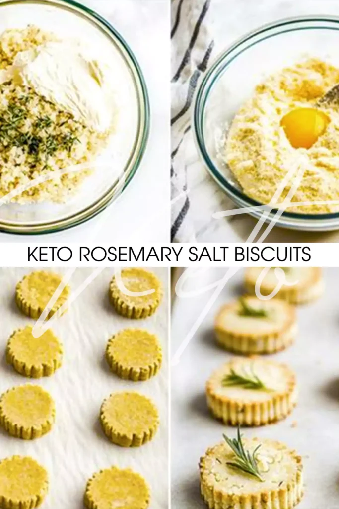 Keto Rosemary Salt Biscuits