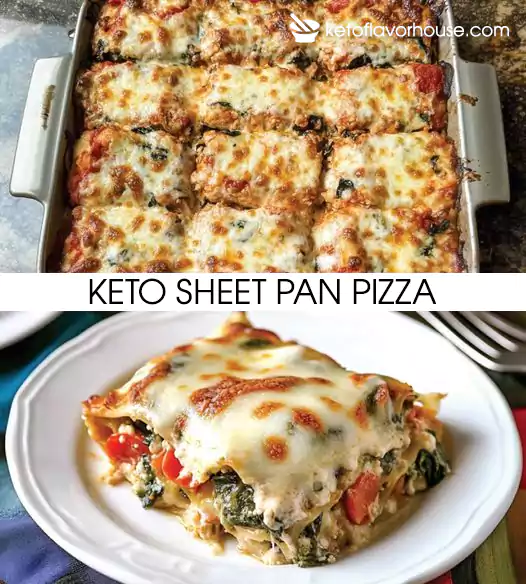 Keto Sheet Pan Pizza