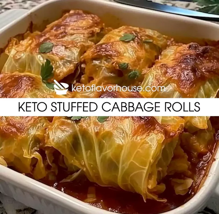 Keto Stuffed Cabbage Rolls