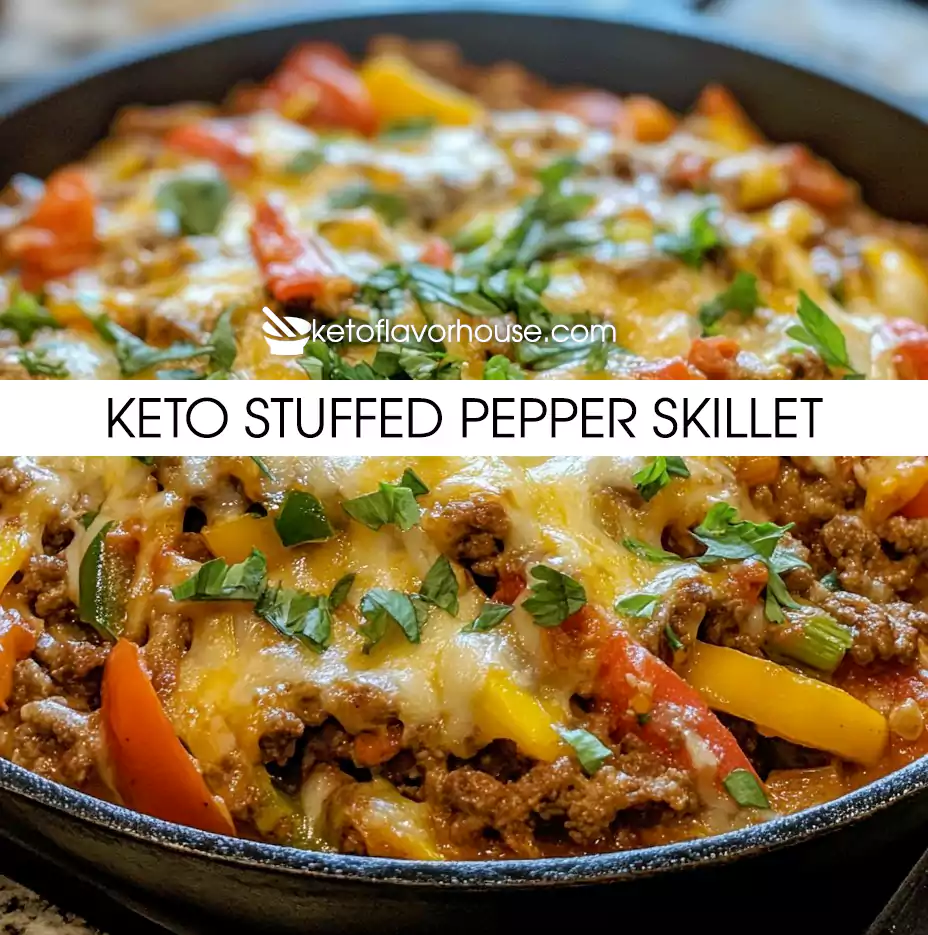 Keto Stuffed Pepper Skillet