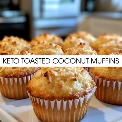 Keto Toasted Coconut Muffins