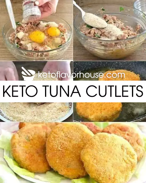 Keto Tuna Cutlets