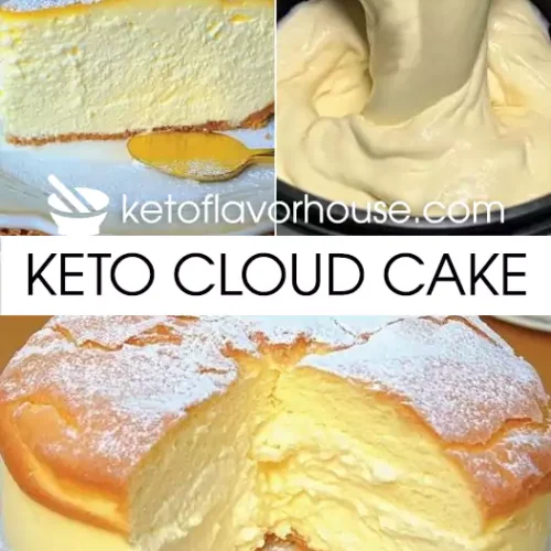 Keto cloud cake