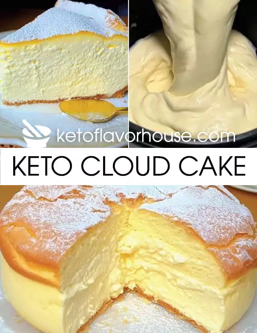 Keto cloud cake