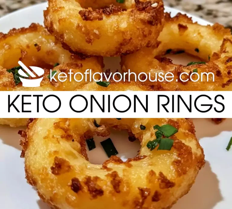 Keto onion rings