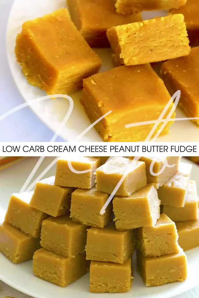 Low Carb Cream Cheese Peanut Butter Fudge