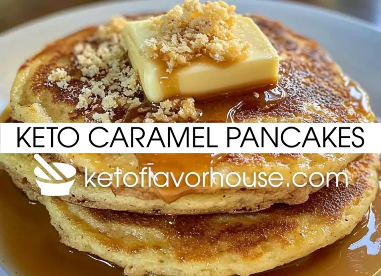 Keto Caramel Pancakes