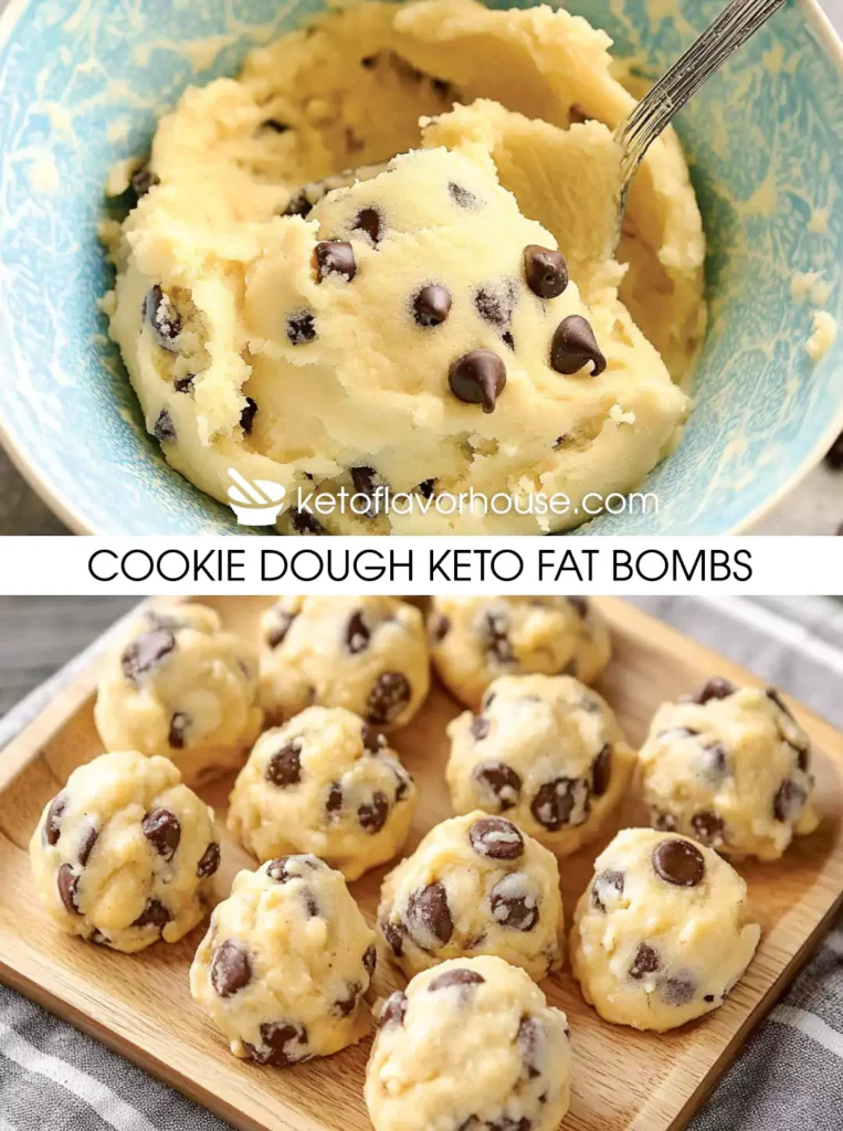 Cookie Dough Keto Fat Bombs