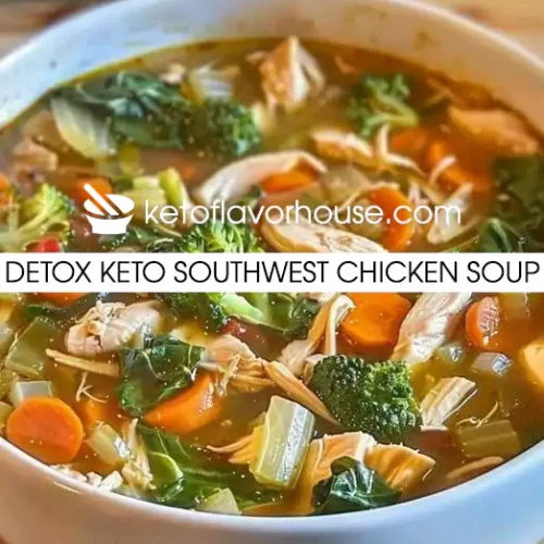 Detox Keto Southwest Chicken Soup