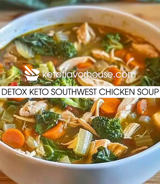 Detox Keto Southwest Chicken Soup