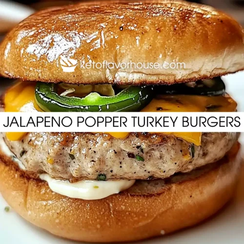 Jalapeno Popper Turkey Burgers