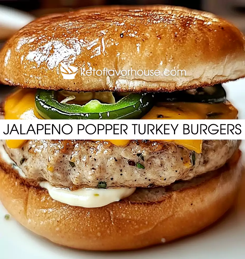 Jalapeno Popper Turkey Burgers