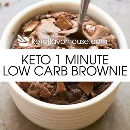 Keto 1 Minute Low Carb Brownie