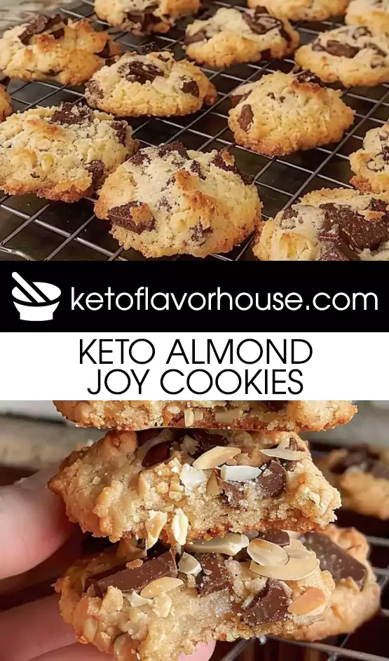 Keto Almond Joy Cookies