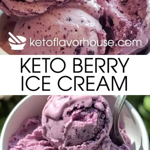 Keto Berry Ice Cream