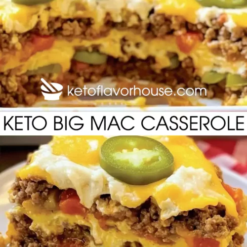 Keto Big Mac Casserole