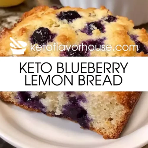 Keto Blueberry Lemon Bread