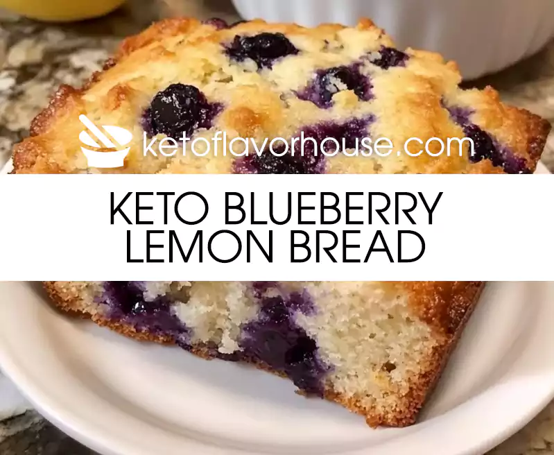 Keto Blueberry Lemon Bread