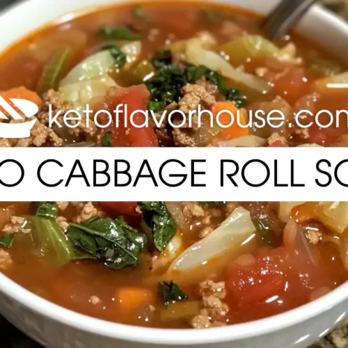 Keto Cabbage Roll Soup