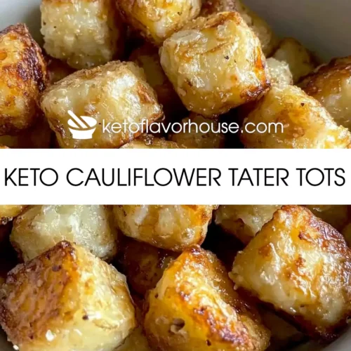 Keto Cauliflower Tater Tots