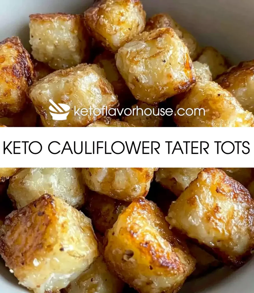 Keto Cauliflower Tater Tots