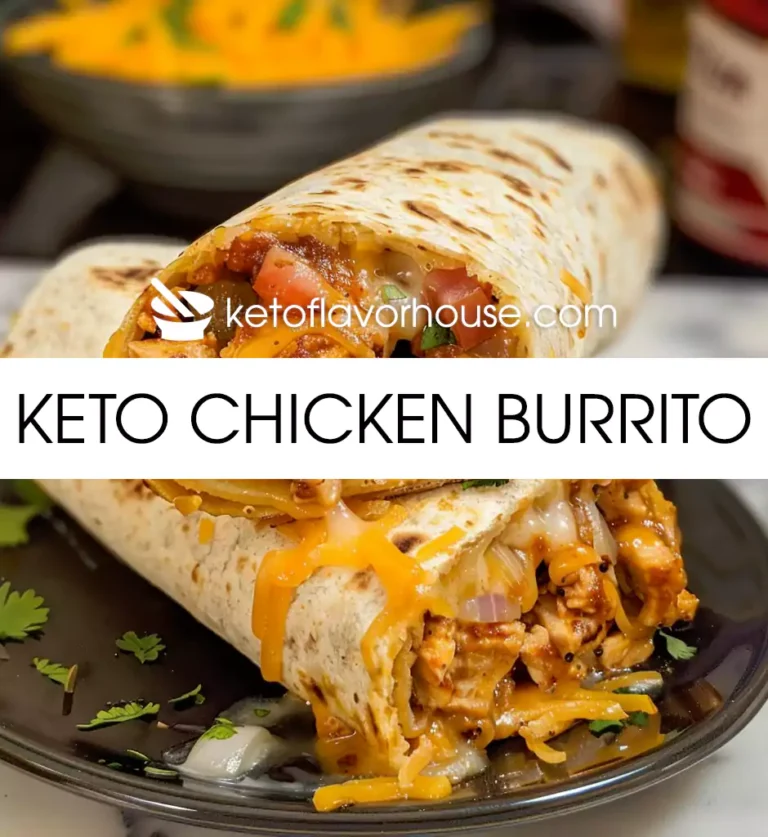 Keto Chicken Burrito