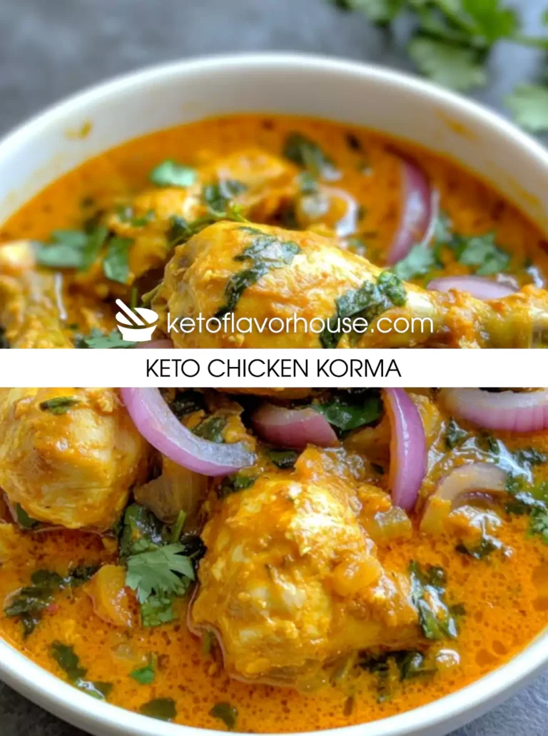 Keto Chicken Korma