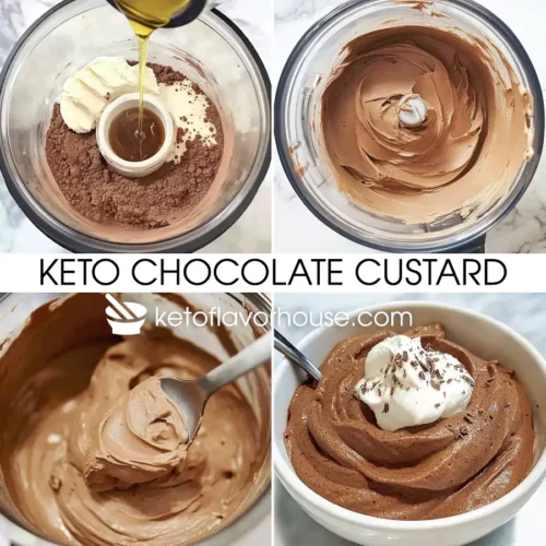 Keto Chocolate Custard