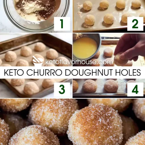 Keto Churro Doughnut Holes