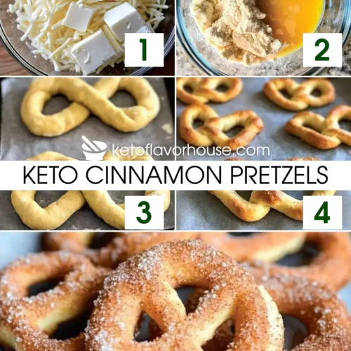 Keto Cinnamon Pretzels