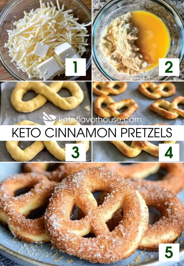 Keto Cinnamon Pretzels