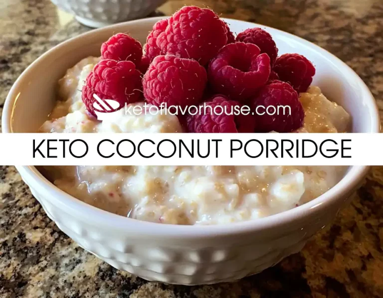 Keto Coconut Porridge