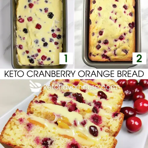 Keto Cranberry Orange Bread