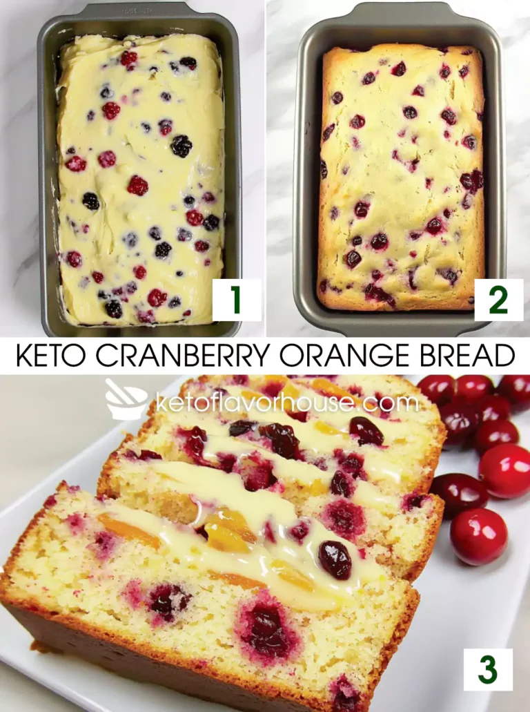 Keto Cranberry Orange Bread