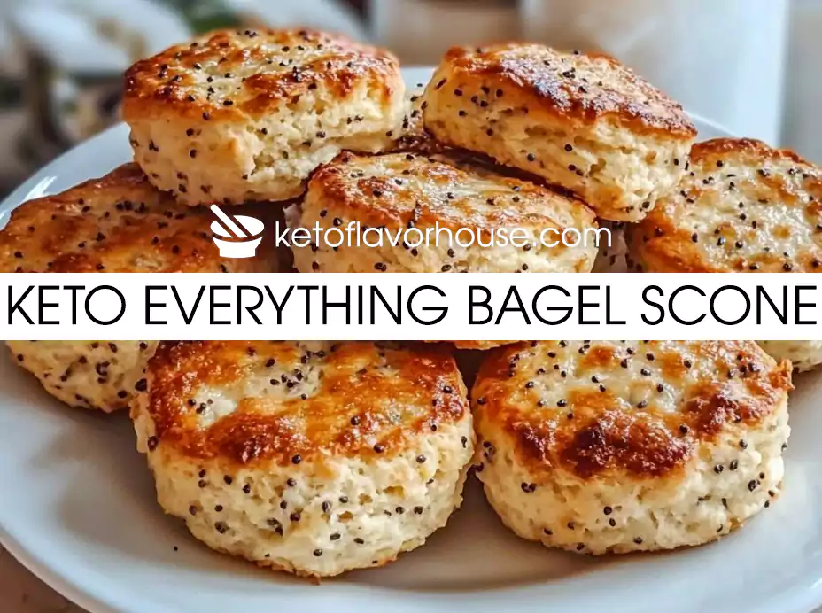 Keto Everything Bagel Scone