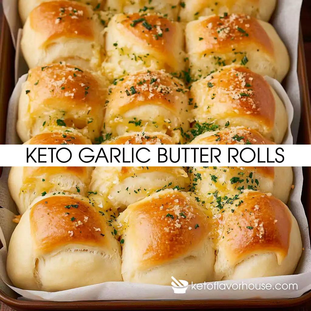 Keto Garlic Butter Rolls – Keto Easy Recipes