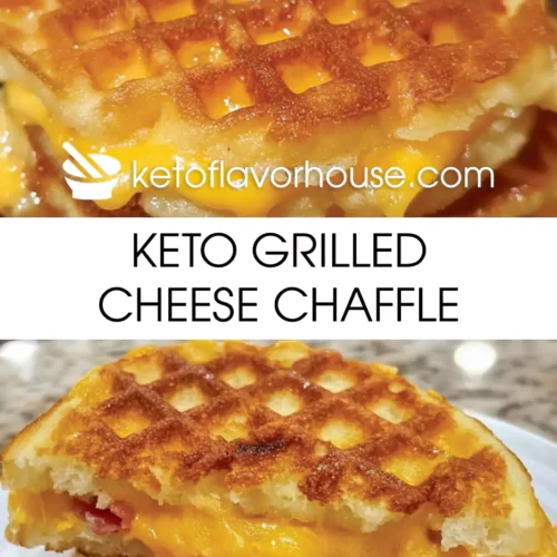 Keto Grilled Cheese Chaffle