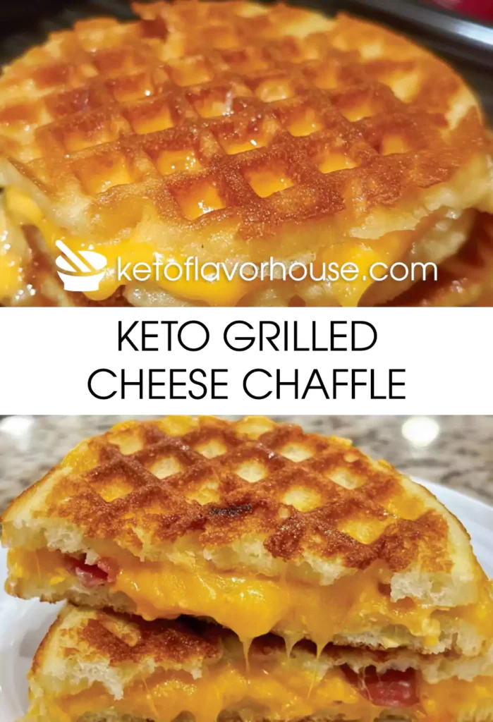 Keto Grilled Cheese Chaffle