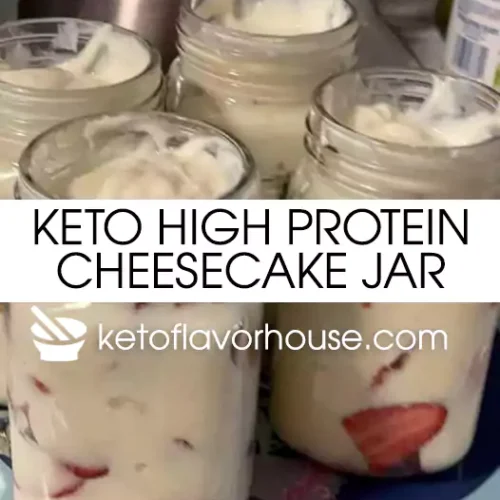 Keto High protein Cheesecake Jar