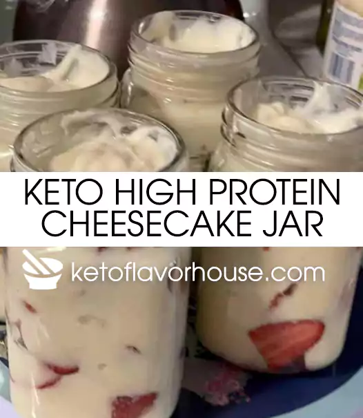 Keto High protein Cheesecake Jar