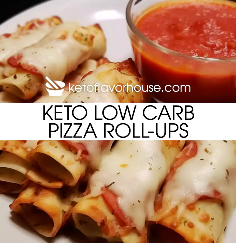 Keto Low Carb Pizza Roll-Ups