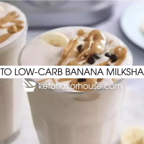 Keto Low-carb Banana Milkshake