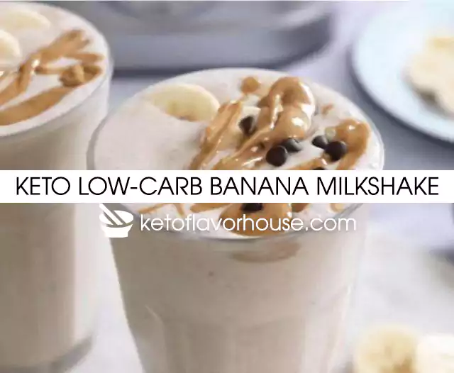 Keto Low-carb Banana Milkshake