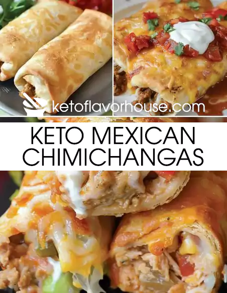 Keto Mexican Chimichangas