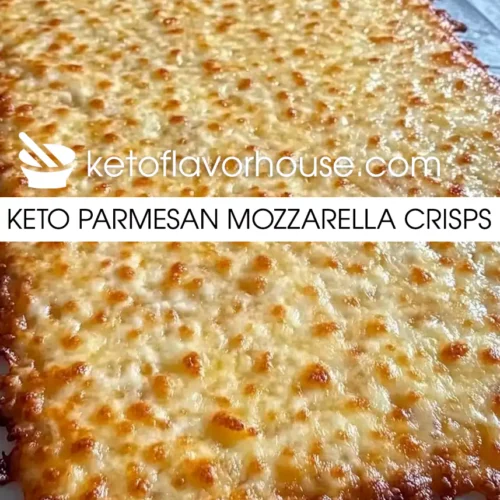 Keto Parmesan Mozzarella Crisps