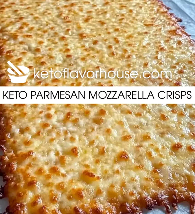 Keto Parmesan Mozzarella Crisps