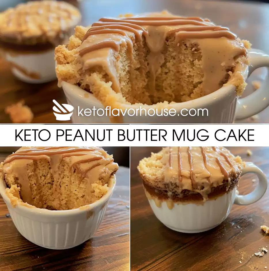 Keto Peanut Butter Mug Cake